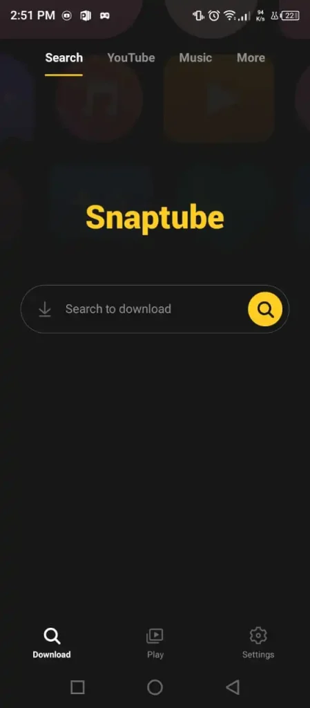 Baixar Snaptube